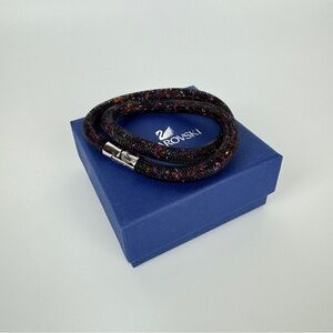 Swarovski Stardust Dark Multi Double Bracelet